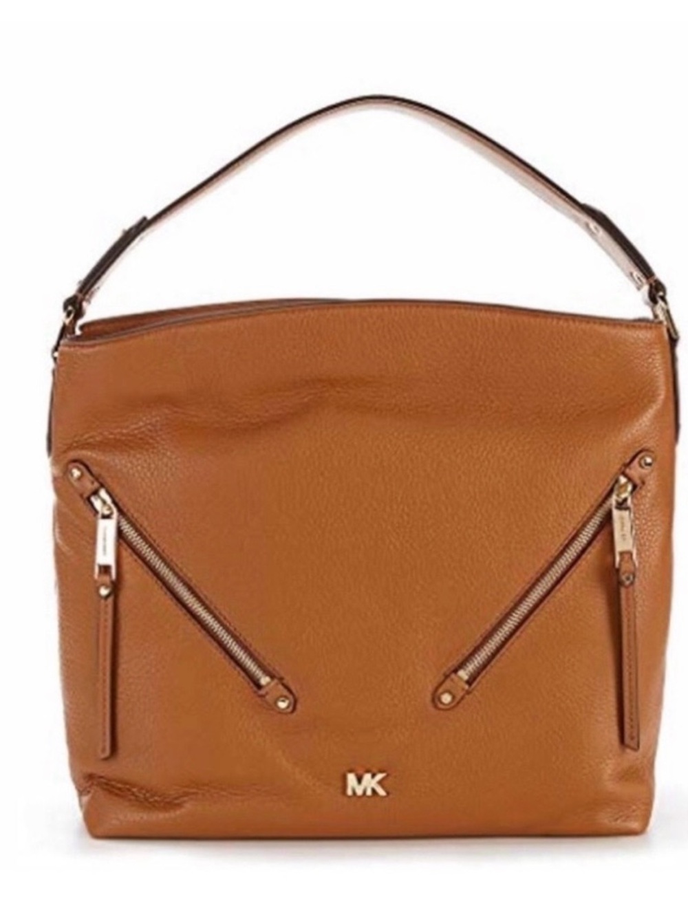 Michael Kors Evie Leather Shoulder Hobo